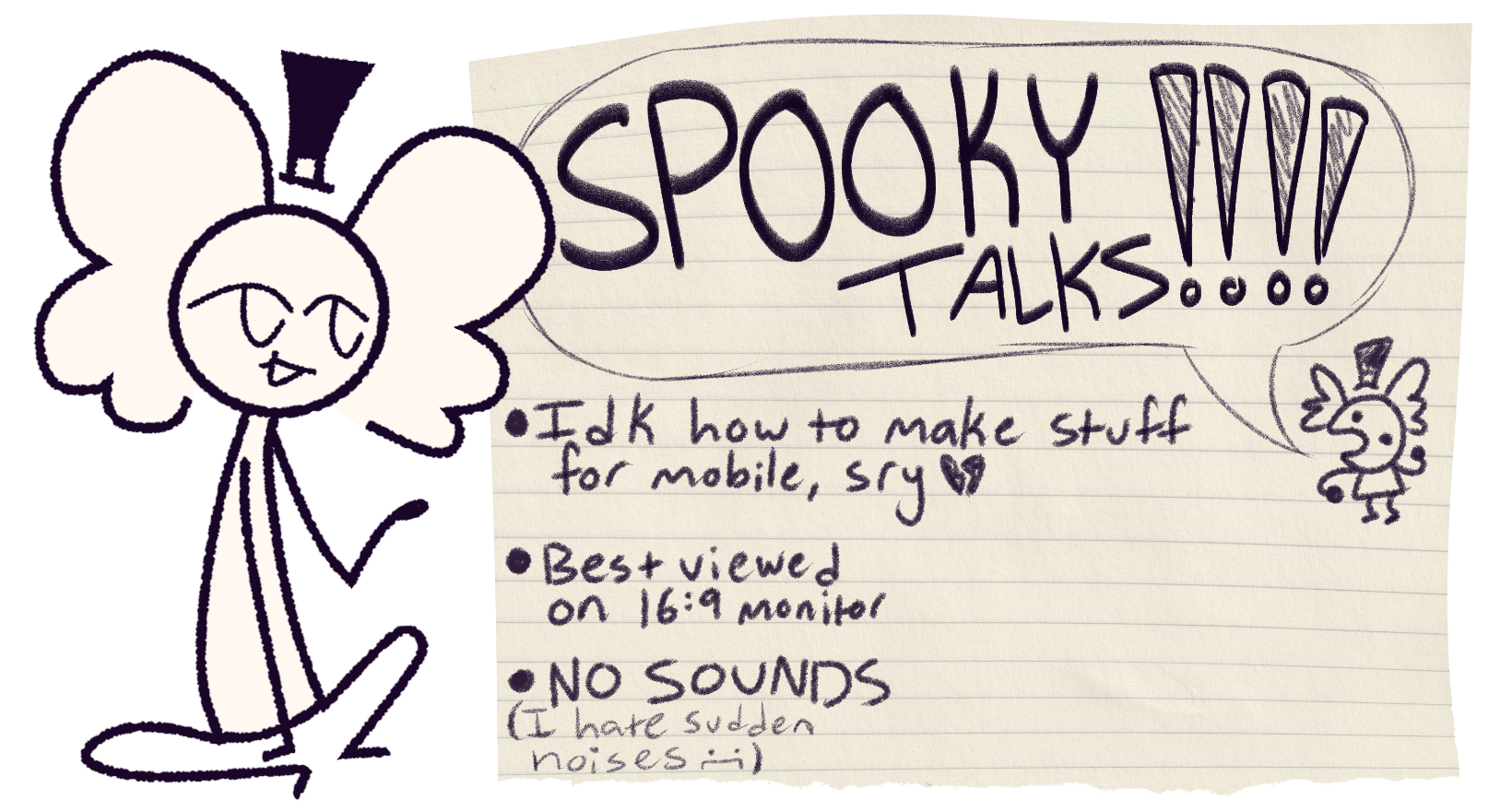 Spooky Talks Landing